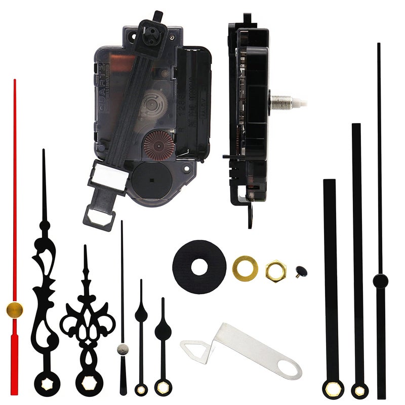 TIKROUND Original Youngtown 12888 Pendulum Type Movement Step Clock Accessory Quartz DIY Movement Kits,5/16 Inch Maximum Dial Thickness, 4/5 Inch Total Shaft Length. - Image 1